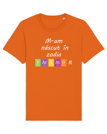 M-am născut în zodia Vărsător Bright Orange