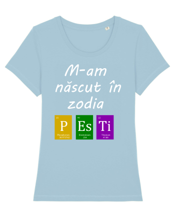 M-am născut în zodia Pești Sky Blue