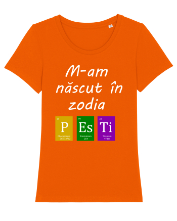 M-am născut în zodia Pești Bright Orange