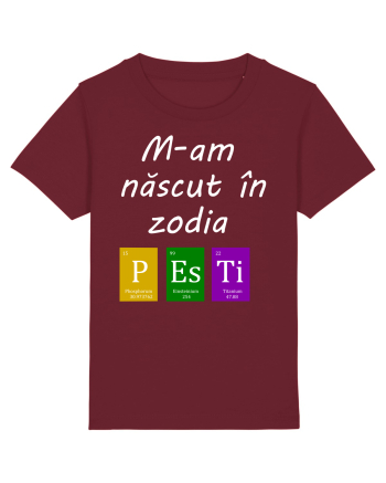 M-am născut în zodia Pești Burgundy