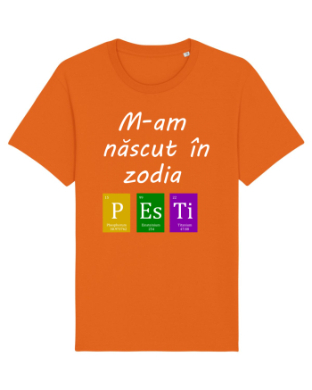 M-am născut în zodia Pești Bright Orange