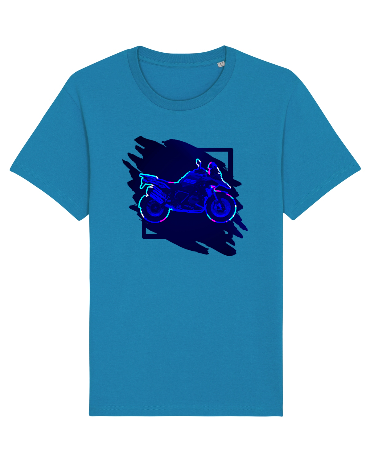 Tricou mânecă scurtă Unisex Rocker Azur