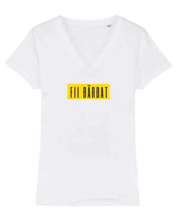 Fii bărbat White