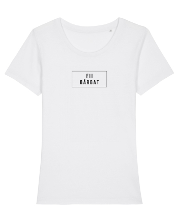 Fii bărbat White