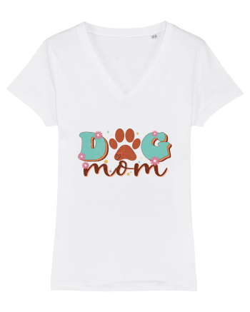 Dog Mom White