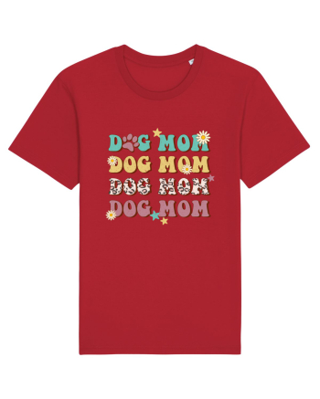 Dog Mom Red