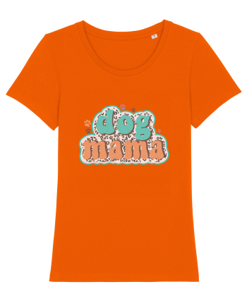 Dog Mama Bright Orange