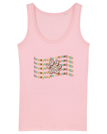 Less People More Dogs Cotton Pink