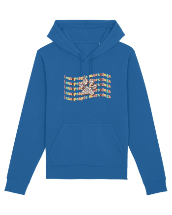 Less People More Dogs Royal Blue