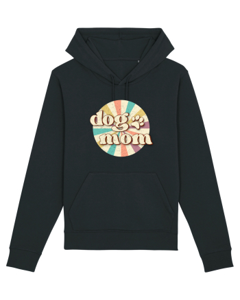 Dog Mom Retro Black