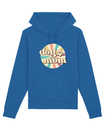 Dog Mom Retro Royal Blue