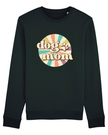 Dog Mom Retro Black