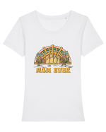 Best Mom Ever Tricou mânecă scurtă guler larg fitted Damă Expresser