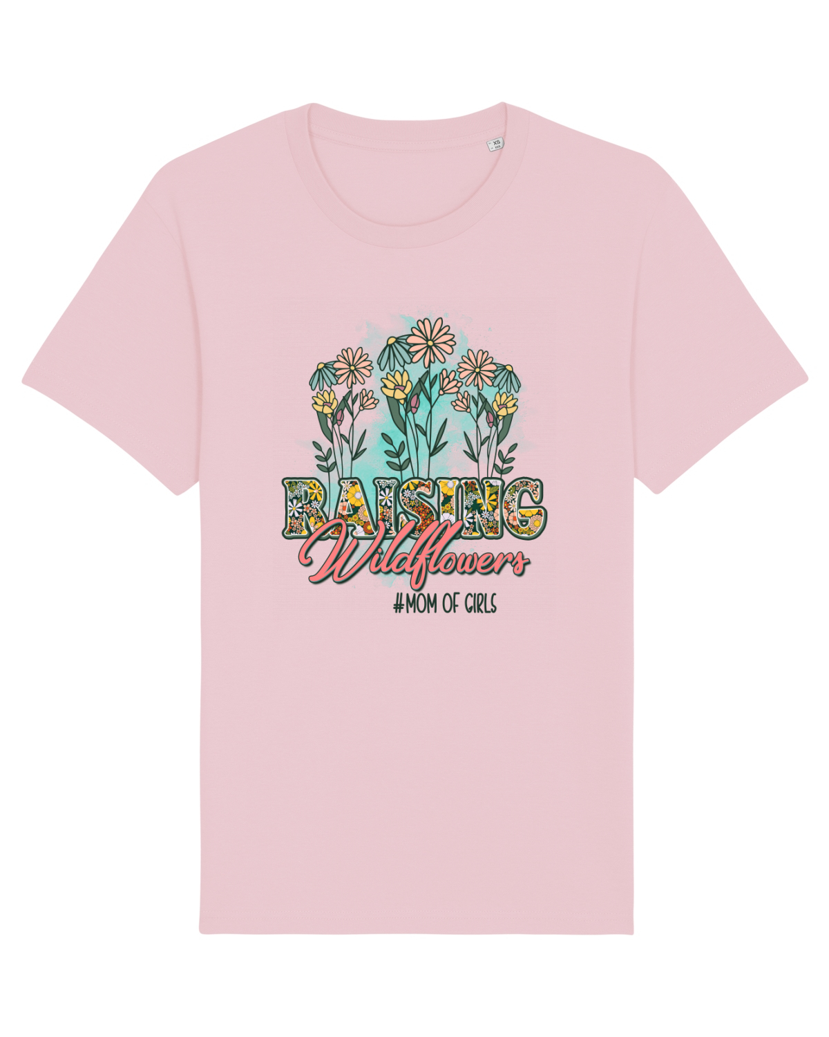 Tricou mânecă scurtă Unisex Rocker Cotton Pink