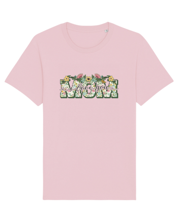 I Love You Mom Cotton Pink