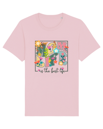 Mom Life is the Best Life Cotton Pink