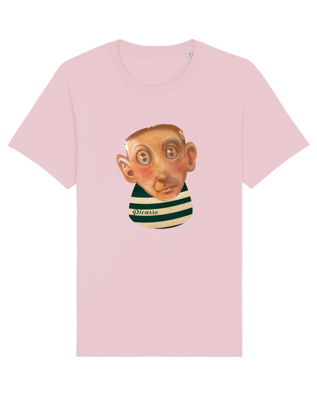 Tricou mânecă scurtă Unisex Rocker Cotton Pink
