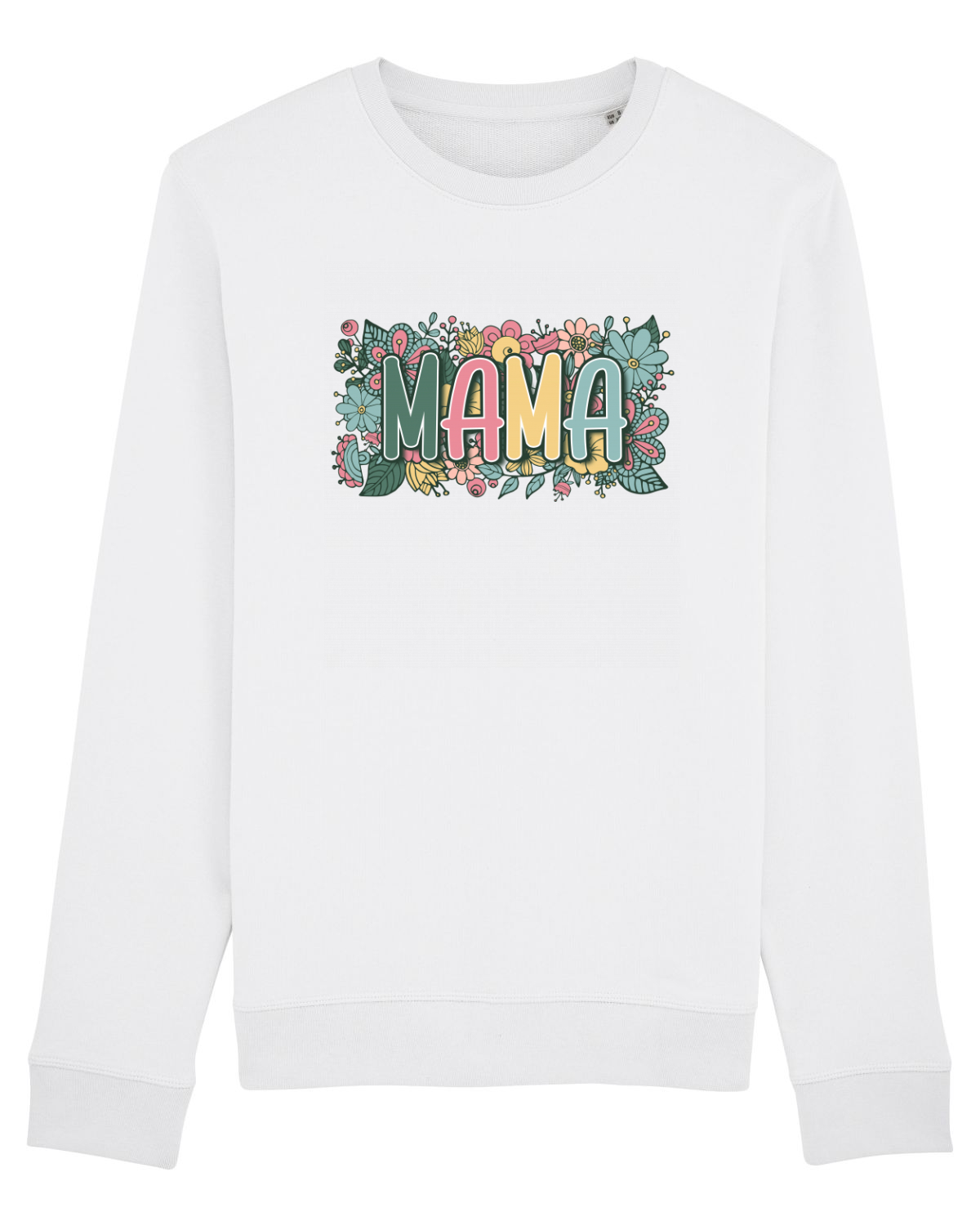 Bluză mânecă lungă Unisex Rise White