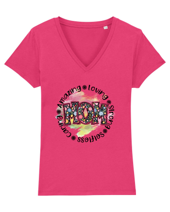 Amazing Loving Strong Selfless Caring Mom Raspberry