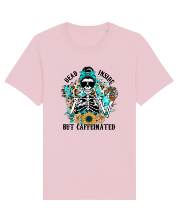 Dead Inside But Caffeinated Cotton Pink