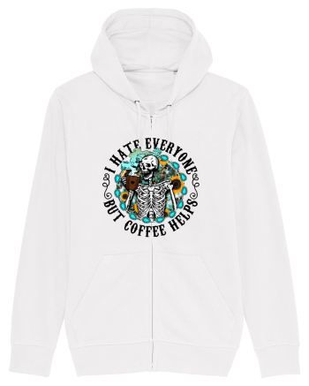 I Hate Everyone But Coffee Helps White