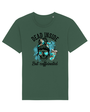 Dead Inside But Caffeinated Bottle Green