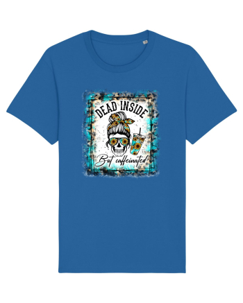 Dead Inside But Caffeinated Royal Blue