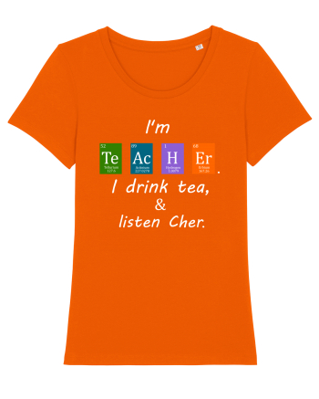 Teacher Bright Orange