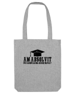 Am absolvit Pot acum sa ma-ntorc in pat? Sacoșă textilă