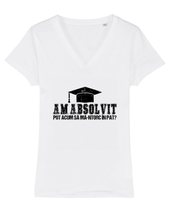 Am absolvit Pot acum sa ma-ntorc in pat? White