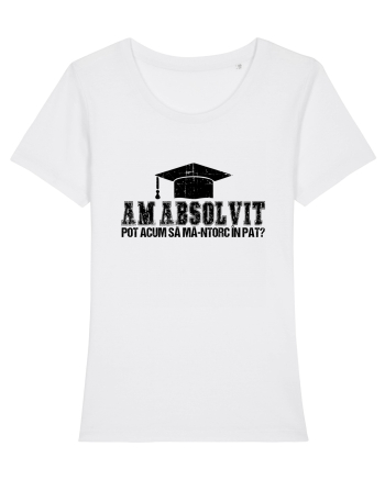 Am absolvit Pot acum sa ma-ntorc in pat? White