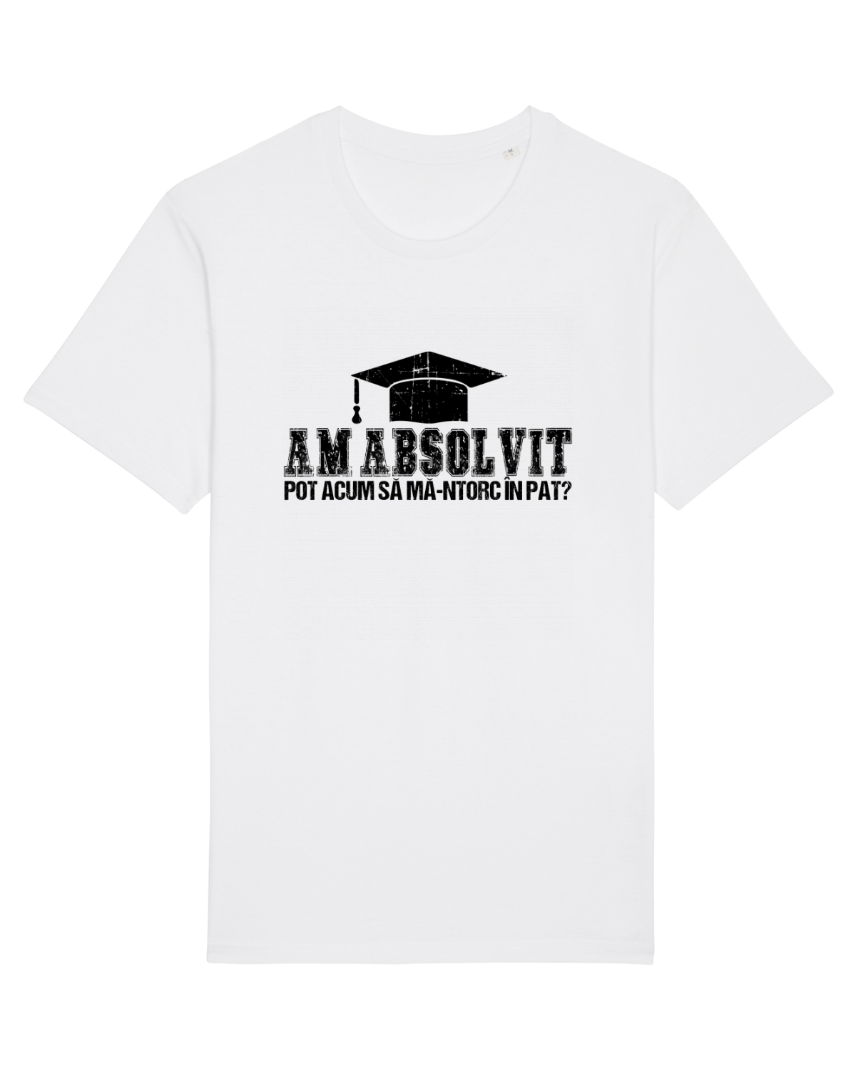 Tricou mânecă scurtă Unisex Rocker White