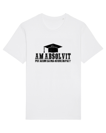 Am absolvit Pot acum sa ma-ntorc in pat? White