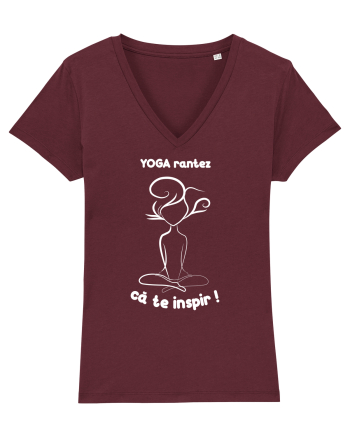 Yoga rantez că te inspir Burgundy