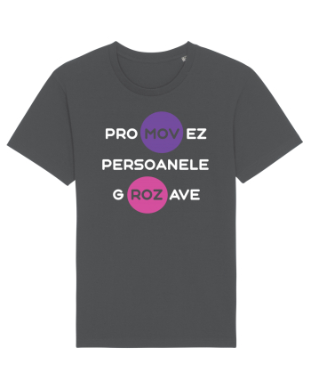 Promovez persoanele grozave Anthracite