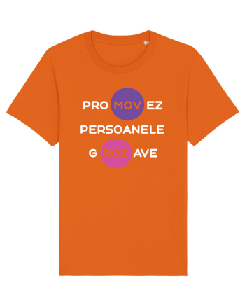 Promovez persoanele grozave Bright Orange