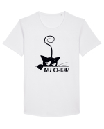 Nu chiar - negru Tricou mânecă scurtă guler larg Bărbat Skater