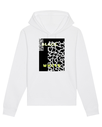 BLACK & WHITE PRINT White