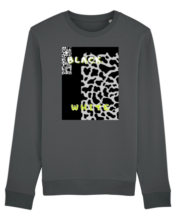BLACK & WHITE PRINT Anthracite