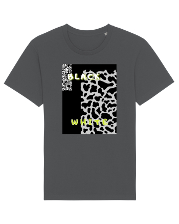 BLACK & WHITE PRINT Anthracite