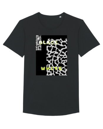 BLACK & WHITE PRINT Black