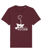 Nu chiar - alb Tricou mânecă scurtă Unisex Rocker