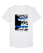 STAY TRUE Tricou mânecă scurtă guler larg Bărbat Skater