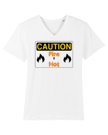 Fire is hot White
