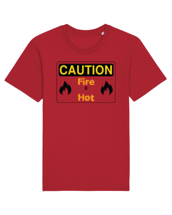 Fire is hot Red