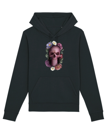 Craniu cu flori punishskull 01 Black