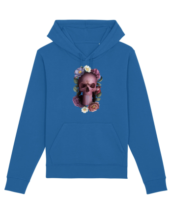 Craniu cu flori punishskull 01 Royal Blue