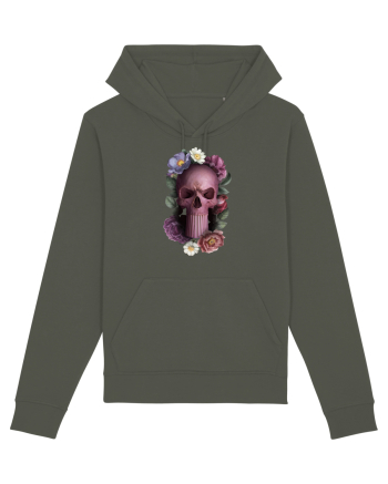 Craniu cu flori punishskull 01 Khaki