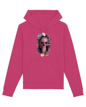 Craniu cu flori punishskull 01 Raspberry