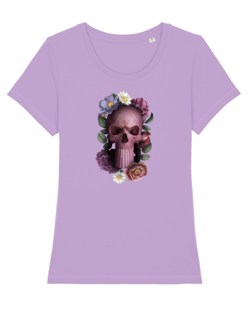Craniu cu flori punishskull 01 Lavender Dawn
